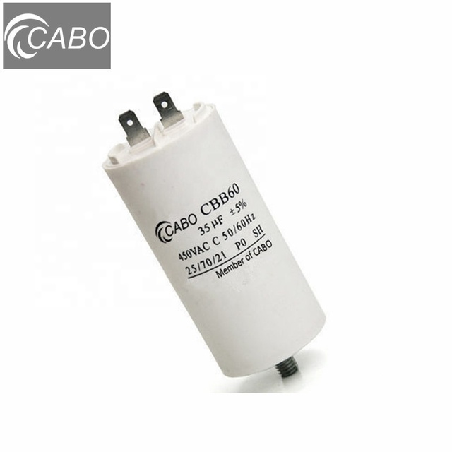 CABO CBB60 Series AC Motor Capacitor IEC 61071 Certified 1-100F Capacitance for Water/Solar Well Pumps Shutter Doors