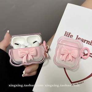 Étui pour écouteurs <span class=keywords><strong>Airpods</strong></span> Pro 2 3 TPU en silicone pour écouteurs, design <span class=keywords><strong>papillon</strong></span> 3D, personnalisé, mignon - Product Image 5