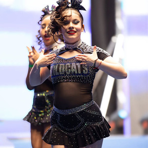 Conjuntos <span class=keywords><strong>de</strong></span> Uniformes <span class=keywords><strong>de</strong></span> <span class=keywords><strong>Tenis</strong></span> <span class=keywords><strong>de</strong></span> Spandex Azul y Blanco Plisados para Adultos, Sublimados, para Grupos <span class=keywords><strong>de</strong></span> Animación - ¡Gran Venta! - Product Image 1