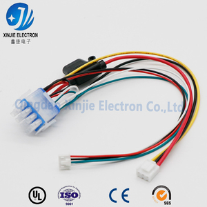 ชุดสายไฟแบบกำหนดเองได้หลายสีพร้อมขั้วต่อสีน้ำเงิน ได้รับการรับรองมาตรฐาน UL/CE/ISO สำหรับเครื่องทำความเย็นและเครื่องใช้ไฟฟ้า - Product Image 3