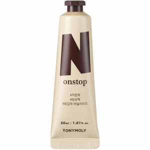 Tony Moly MBTI Crema de manos vegana Loción orgánica nutritiva Vitamina C Glicerina Ingredientes herbales Rich N Amber Vanilla 30ml 1ea - Product Image 1