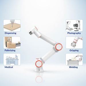 Bras de robot collaboratif à six axes pour le remorquage, léger, capacité de 30 kg, manutention, palettisation, chargement, déchargement, photographie, moxibustion - Product Image 4