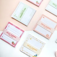Bloc-notes cadeau d'étudiant carré de marque de distributeur personnalisé bloc-notes de rappel magnétique pour papeterie de bureau bloc-notes pour la promotion