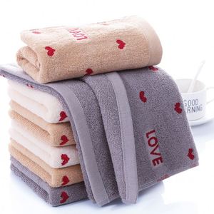 Serviette de bain en coton jacquard tissé rouge, épaisse et absorbante, chiffon de nettoyage pour cuisine, fourniture hôtelière OEM - Product Image 3
