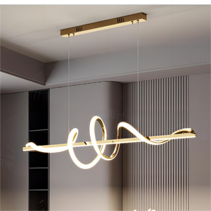 Thiết kế sáng tạo khách sạn phòng ăn thanh ánh sáng mặt dây chuyền <span class=keywords><strong>Scandinavian</strong></span> hình học trong nhà phòng khách phòng ngủ LED đèn chùm - Product Image 4