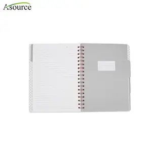 Luxe Pu Leer Spiraal Binding Notebook Custom Planner Notebook