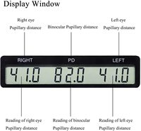 Pupilomètre numérique optique 45-82mm, pupillmètre Pd mètre pupillaire distancemètre Instrument optique approuvé Ce