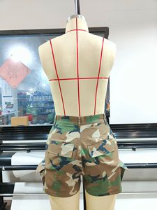 Shorts de Moda para Mujer, Camuflaje, Venta Caliente, Ropa de Calle para Mujer, Ropa de Verano, ODM, EDM - Product Image 2