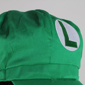 Chapeau octogonal en coton brodé, accessoire de mode cosplay inspiré du film d'animation Super <span class=keywords><strong>Mario</strong></span> Bros. - Product Image 3