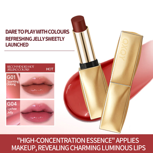 Silky Shine <b>Lipstick</b> Long Lasting Waterproof Moisturizing Lip Cream Distinct Luxury High Quality Romantic Rich Color Cosmetic - Product Image 1
