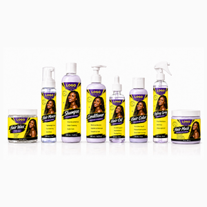 Deep Repairing Organic Vegan Curly Hair Cream Private Label Custom Scent Professional Salon Hair Care Set Hair Oil Factory - Product Image 1
