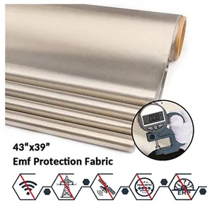 Faraday RF koruyucu Anti elektromanyetik bakır-fiber iletken kumaş