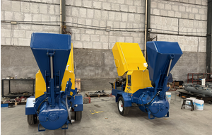 Pompe à mortier pneumatique sur <span class=keywords><strong>remorque</strong></span> MINLE pour moteur diesel, débit 4,6 m³/h, pour nivellement <span class=keywords><strong>de</strong></span> sols semi-séchés en construction - Product Image 6