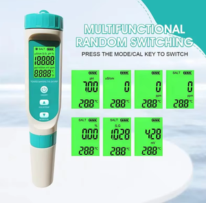 ポータブル高精度7in1 <span class=keywords><strong>pH</strong></span>メーター TDS/EC/ORP/S.G/塩分/温度テスター バックライトディスプレイ 水質分析器 OEM - Product Image 6