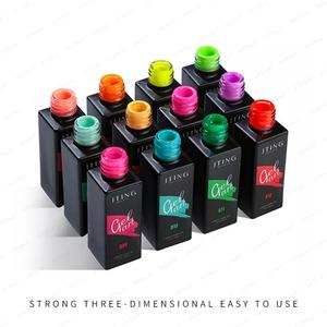 JTING - Esmalte de Gel para Uñas de la Serie Neón, 12 Colores Populares en Oferta, OEM ODM, Personalización Gratuita, Botella y Caja de 12 ml - Product Image 4