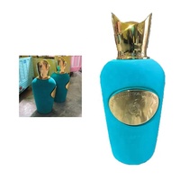 Bouteille cosmétique géante usine, Sculpture de parfum en fibre de verre sur mesure