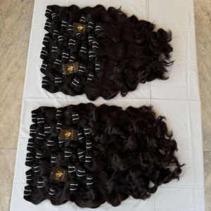 Paquets de cheveux indiens vendeur de cheveux non transformés en gros extensions alignées de cuticules vierges brutes brésiliennes humaines - Product Image 2
