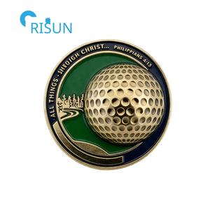 Souvenirs personnalisés, médaille <span class=keywords><strong>de</strong></span> golf en métal 3D en relief coloré, pièces commémoratives, pièce <span class=keywords><strong>de</strong></span> défi <span class=keywords><strong>de</strong></span> golf personnalisée - Product Image 6