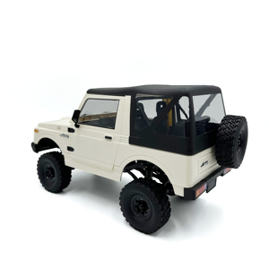 Mentors - Coche de Escalada <span class=keywords><strong>RC</strong></span> a Escala 1/10, <span class=keywords><strong>Jimny</strong></span> Warrior JA11, Coches de Control Remoto Todoterreno con Faros LED # Color: C74-1 Blanco 4WD - Product Image 2