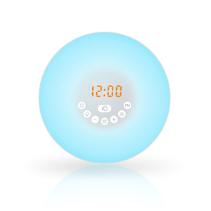 นาฬิกาปลุก<span class=keywords><strong>หน้า</strong></span><span class=keywords><strong>จอ</strong></span>สัมผัส<span class=keywords><strong>เปลี่ยน</strong></span>สีได้7สี, นาฬิกาวิทยุเอฟเอ็มยามอาทิตย์ขึ้นลำโพงคุณภาพสูง - Product Image 4