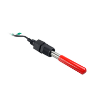 Détecteur d'aquaculture RIKA RK500-13, fabrication de compteur, électrode de conductivité, Rs485, sonde de capteur EC pour eaux usées liquides avec Modbus