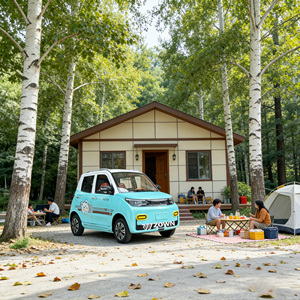 Veicolo Elettrico ZOWN 2025 a 4 Posti, Chiuso, 4 Ruote, Batteria 60V70A, Potenza 1500W, Autonomia 150km, in Offerta - Product Image 1
