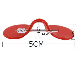Anteojos para aves de corral, venta al por mayor de alta calidad, cubierta protectora de vidrio para ojos de <span class=keywords><strong>pollo</strong></span>, <span class=keywords><strong>gafas</strong></span> de plástico para pollos rojos para granja avícola - Product Image 3