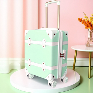 Ensembles de bagages vintage pour PC, jolies valises de cabine légères et durables, valises de voyage pour adolescents - Product Image 3