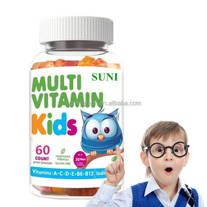 SUNI Private Label Organic Halal Multivitamins <strong>Gummies</strong> Sugar Free <strong>Vitamins</strong> Gummy Multivitamin <strong>Gummies</strong> for <strong>Kids</strong> - Product Image 1