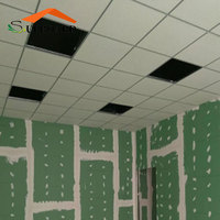 Plafond en plaque de coton minéral
