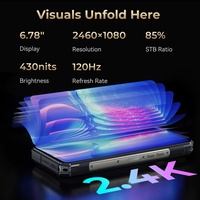 Teléfono Móvil Robusto Oukitel WP30 Pro 5G con 120W, Android 13, 12GB+512GB, 11000 mAh, Pantalla FHD+ de 6.78 Pulgadas, Cámara de 108MP, Versión Global