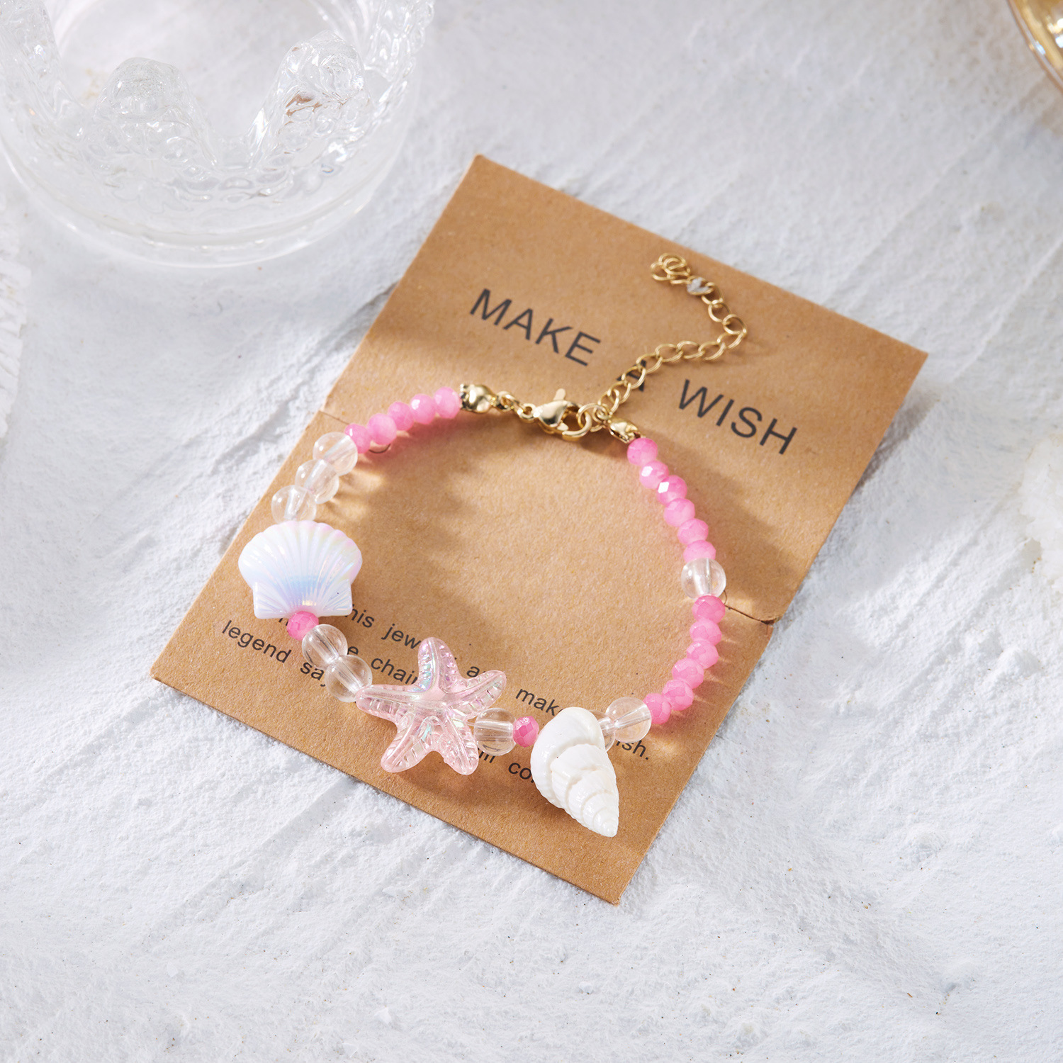 2 estrellas de mar rosa