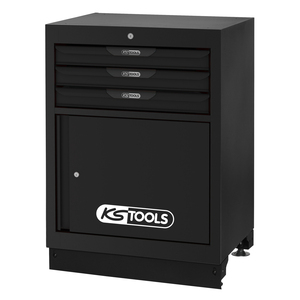 Armoire à outils à 3 tiroirs avec porte de 26 \ "Solution de rangement haut de gamme - Product Image 1