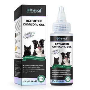 Oimmal Gel de <span class=keywords><strong>Charbon</strong></span> <span class=keywords><strong>Actif</strong></span> 100% Naturel à Haute Absorption <span class=keywords><strong>pour</strong></span> <span class=keywords><strong>Chiens</strong></span> et Chats - Product Image 1