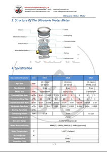 低コストModbusリモート読み取りスマートデジタル小型水流量計 - Product Image 2