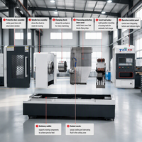 Tour CNC TCK40 de haute précision à banc incliné, robuste pour le travail des métaux