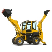Meilleure vente pelle frontale articulée godet certificat CE chargeuse sur pneus pelle rétrocaveuse diesel Dumper New Back Hoe Loader
