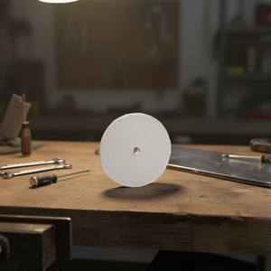 Disque de polissage Fervi en sisal et coton 100 mm pour le lustrage et le nettoyage - Product Image 3