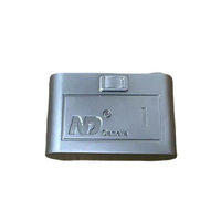 Jouet anti-stress en métal pour adultes de la marque ND avec curseur coulissant et forme de caméra - Haute qualité, usiné CNC, cadeau anti-stress EDC