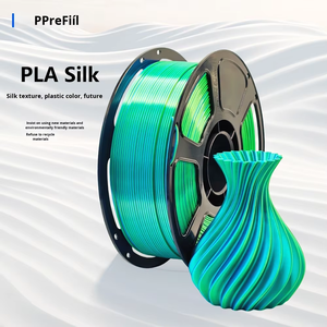 Filament d'impression 3D PLA 1,75 mm 1 kg, fournitures d'impression 3D, PLA soie bleu ciel vert, matériau d'impression 3D, soie double couleur - Product Image 1