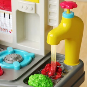 Juego de Juguetes de Cocina de Plástico para Niños, Simulación de Cocina con Sonido y Luz, Juego de Comedor y Barbacoa - Product Image 5
