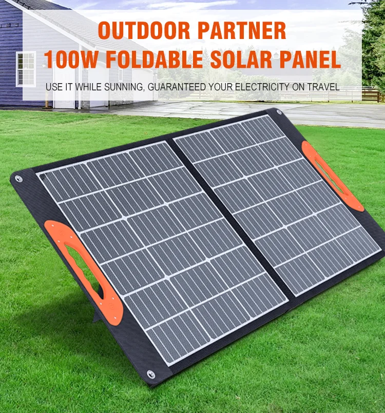 High quality high performance folding solar panel solar 100w solar panel - Portable Solar Panel - 2