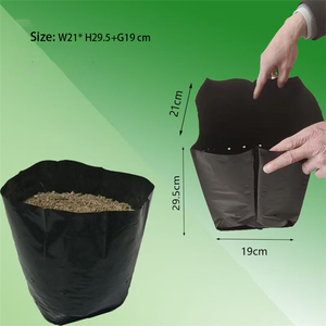 UV Resistant PE Plastic <b>Nursery</b> <b>Bags</b> Seedling Grow <b>Bags</b> for Plant Sapling Transplant - Product Image 4