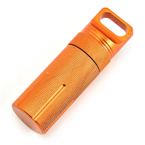 Wasserdichte Pille Fob Kapsel/Match Case Batterie halter Fall, Outdoor Survival Aufbewahrung behälter Dry <span class=keywords><strong>Box</strong></span> Pillen <span class=keywords><strong>box</strong></span>