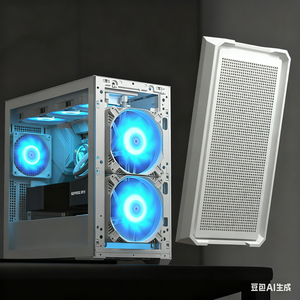 เคสคอมพิวเตอร์ COU-GAR MX600มินิทาวเวอร์ขนาดเล็กรองรับ <span class=keywords><strong>MINI</strong></span> <span class=keywords><strong>itx</strong></span>/micro ATX เคสพีซีเกมเมนบอร์ด - Product Image 6