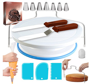 Plateau tournant pour <span class=keywords><strong>gâteau</strong></span>, en PP de qualité alimentaire, écologique, durable, outil de pâtisserie pour la <span class=keywords><strong>décoration</strong></span> de gâteaux - Product Image 1