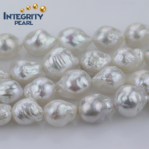 Chuỗi Ngọc Trai Nước Ngọt <span class=keywords><strong>Edison</strong></span> Nhăn Tự Nhiên 12-13Mm Nước Ngọt Màu Trắng Ngọc Trai Baroque Bán Buôn Từ Trung Quốc - Product Image 2