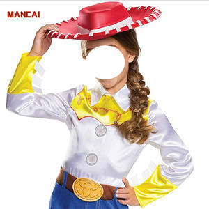 2024 Jessie vaquera disfrazada disfraz Halloween carnaval Toddle Toy Story niños Sudadera con capucha arroz escenario uniforme disfraz para niños - Product Image 2