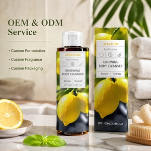 Nettoyant Corporel Hydratant et Rafraîchissant au Citron et au <span class=keywords><strong>Basilic</strong></span> OEM/ODM, Parfum Longue Durée, Doux pour la Peau - Product Image 2