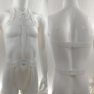 Ceinture <span class=keywords><strong>porte</strong></span>-jarretelles élastique en polyester gothique pour le corps et les fesses, lingerie sexy pour fête gay, ceinture de taille fendue pour les jambes - Product Image 6